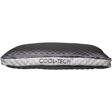 Healthy Sleep Queen Refresh And Chill Graphite Low Profile Pillow 