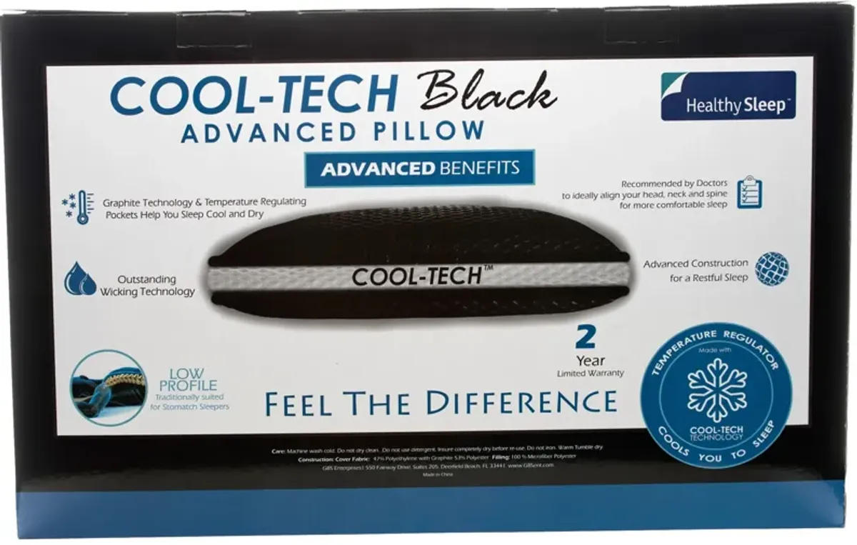 Healthy Sleep CoolTech Low Profile Pillow