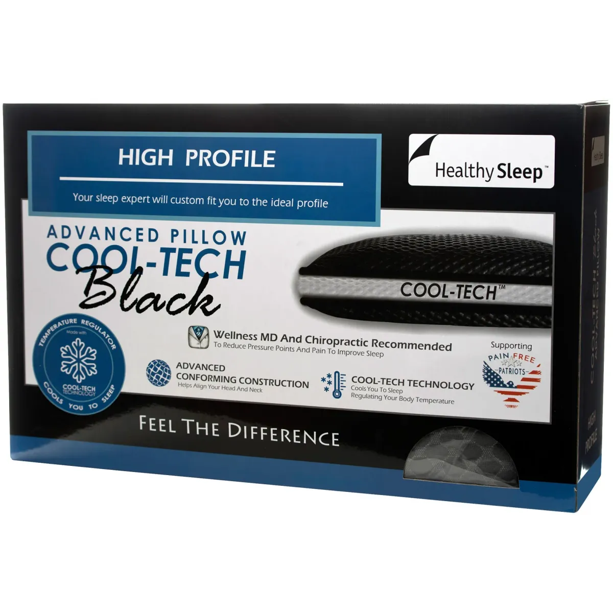 Healthy Sleep CoolTech High Profile Pillow