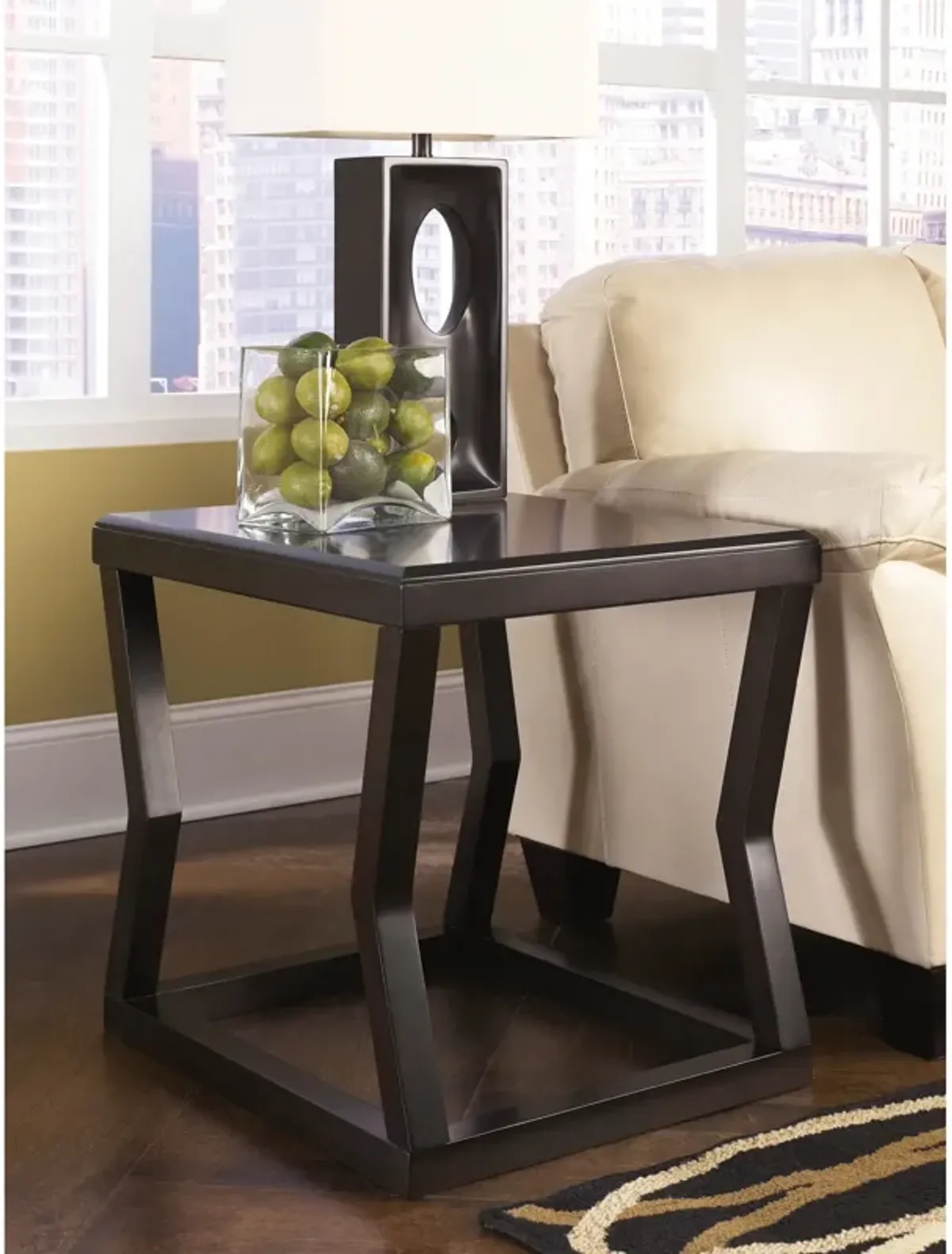 Ashley Furniture | Kelton Square End Table | Brown