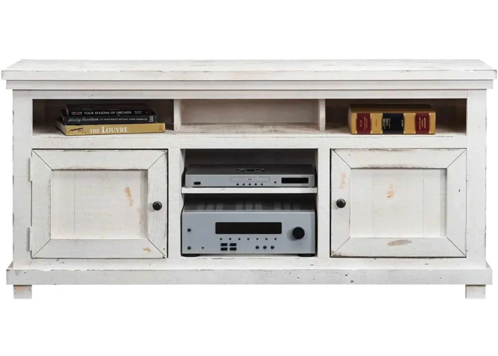 | Willow 64" Console | Distressed White