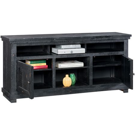 Willow Distressed Black 64" Console