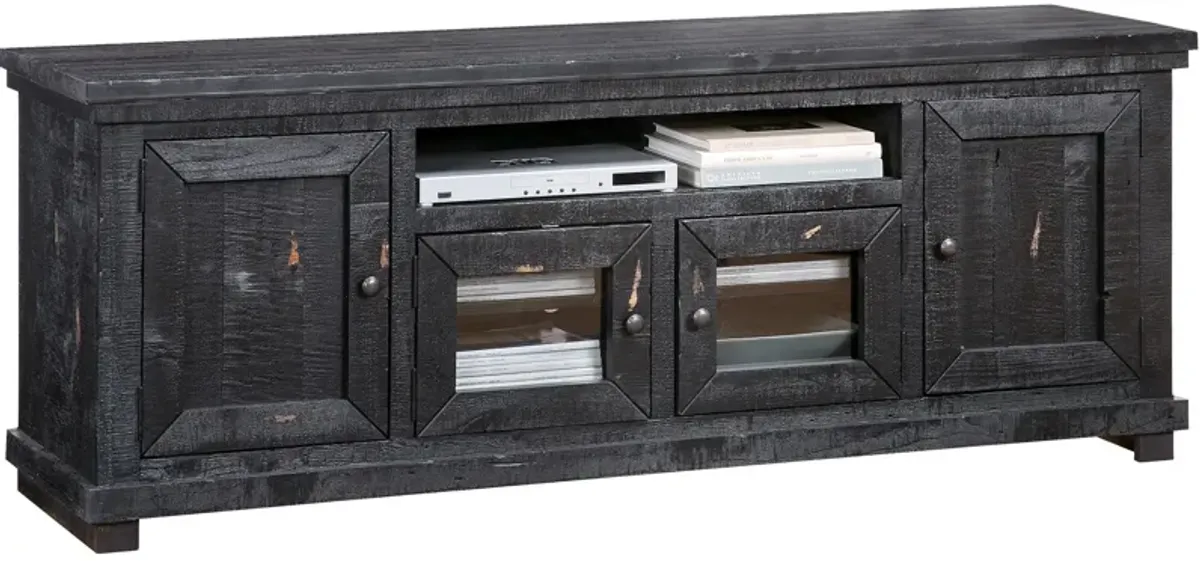 | Willow 74" Console | Distressed Black