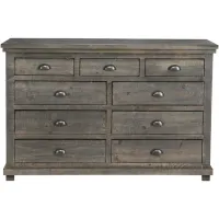 Willow Distressed Gray Dresser
