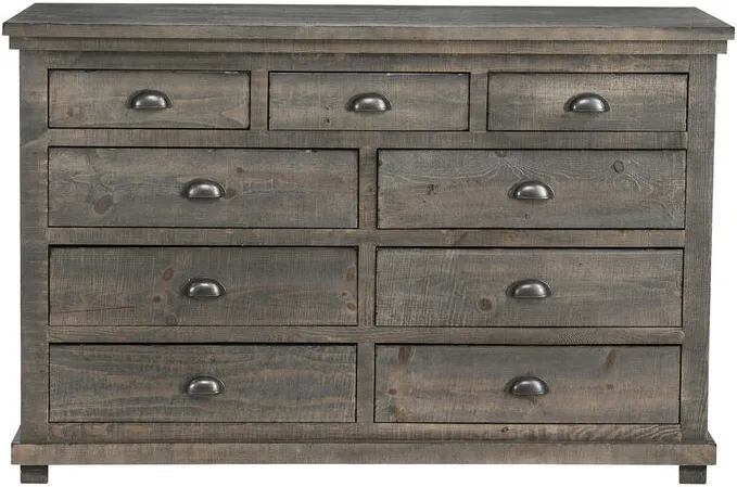 Willow Distressed Gray Dresser