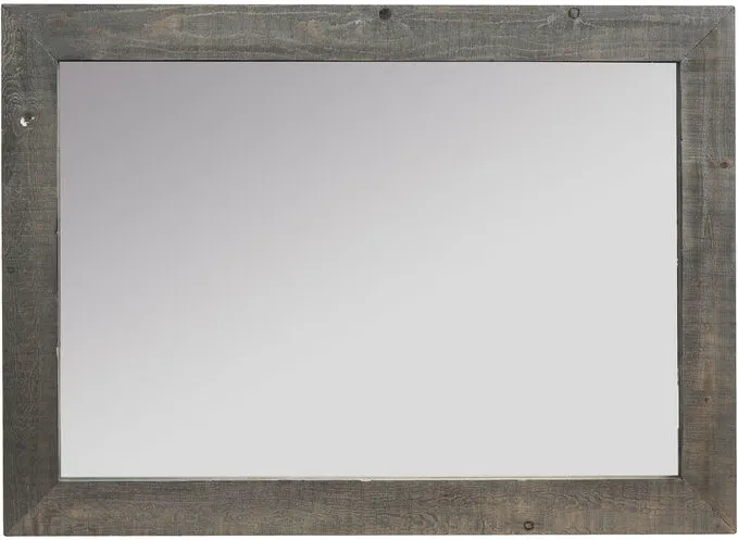 Willow Distressed Gray Mirror