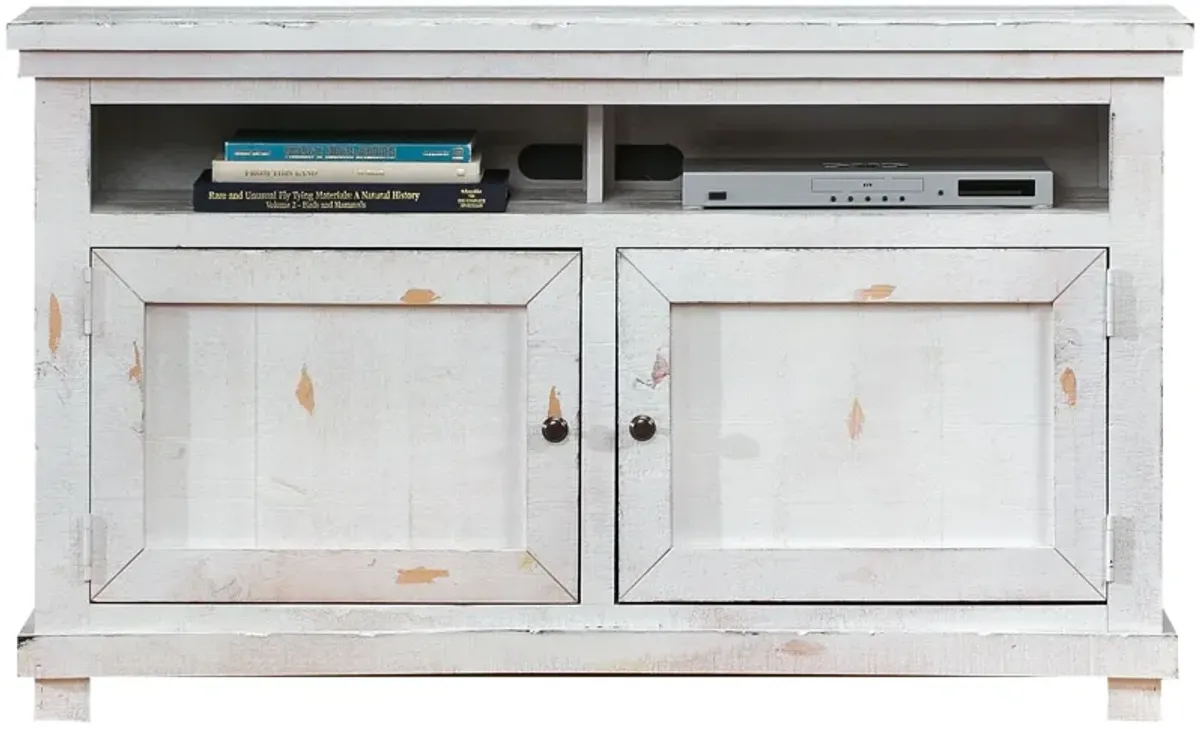 | Willow 54" Console | Distressed White