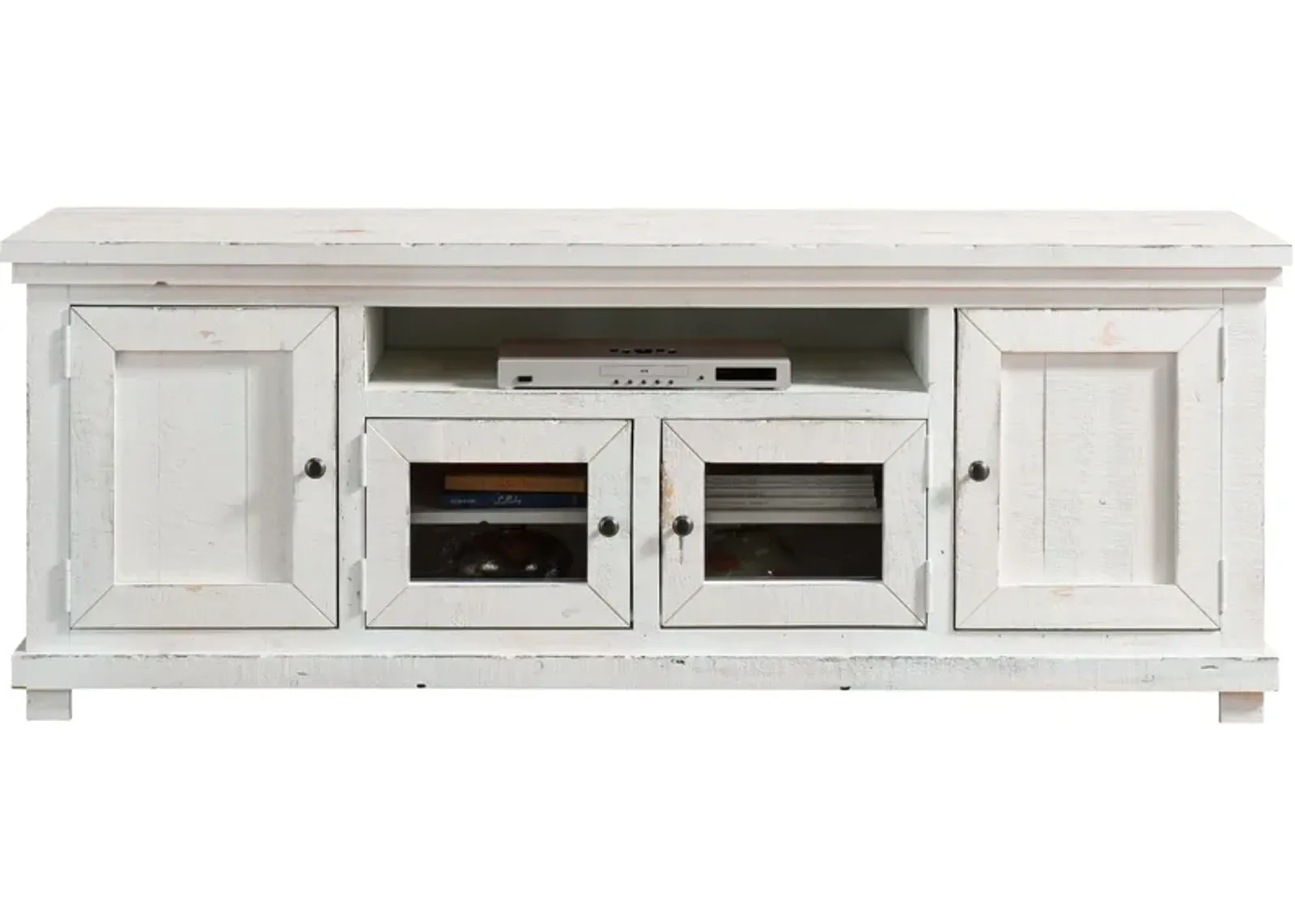 | Willow 74" Console | Distressed White