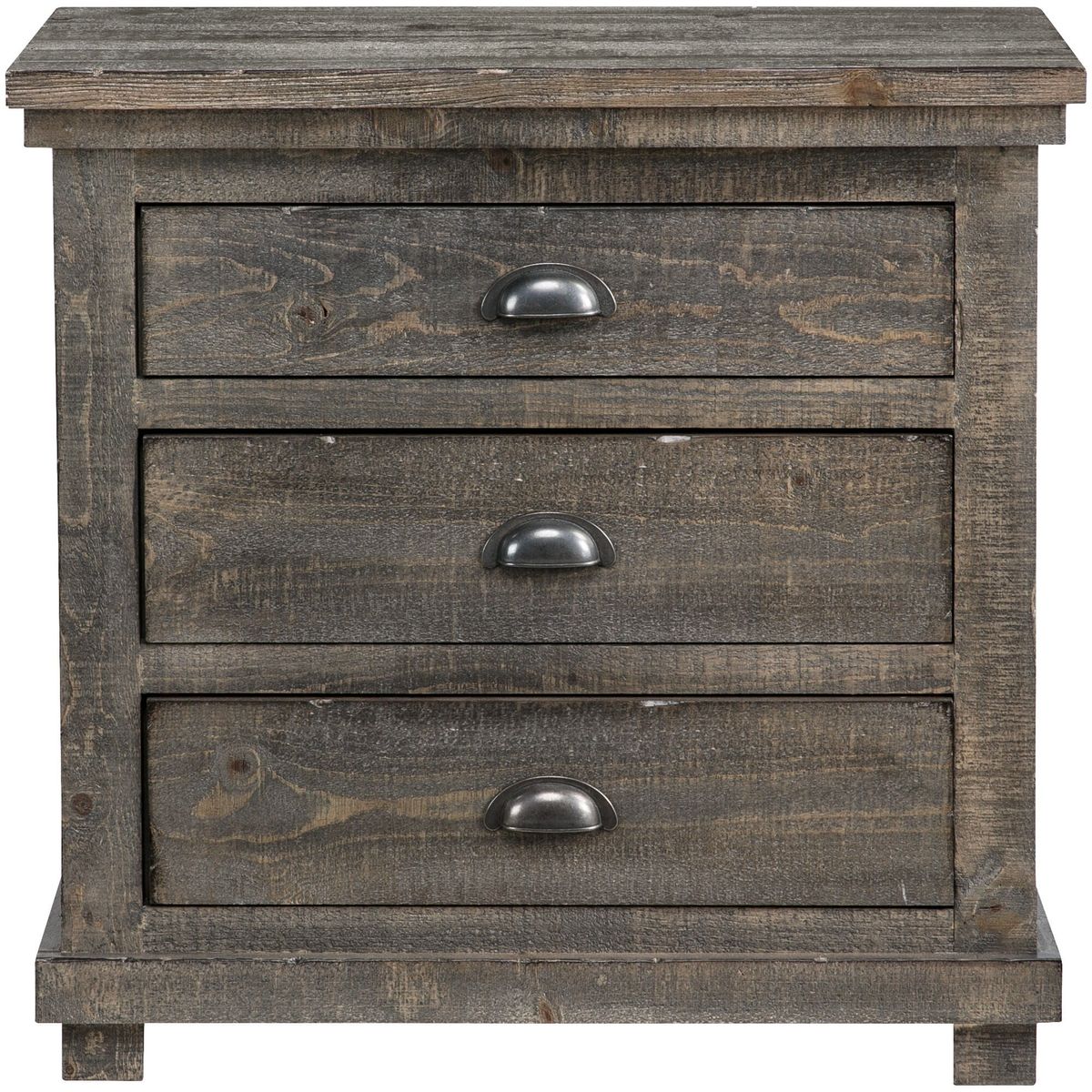 | Willow Nightstand | Distressed Black