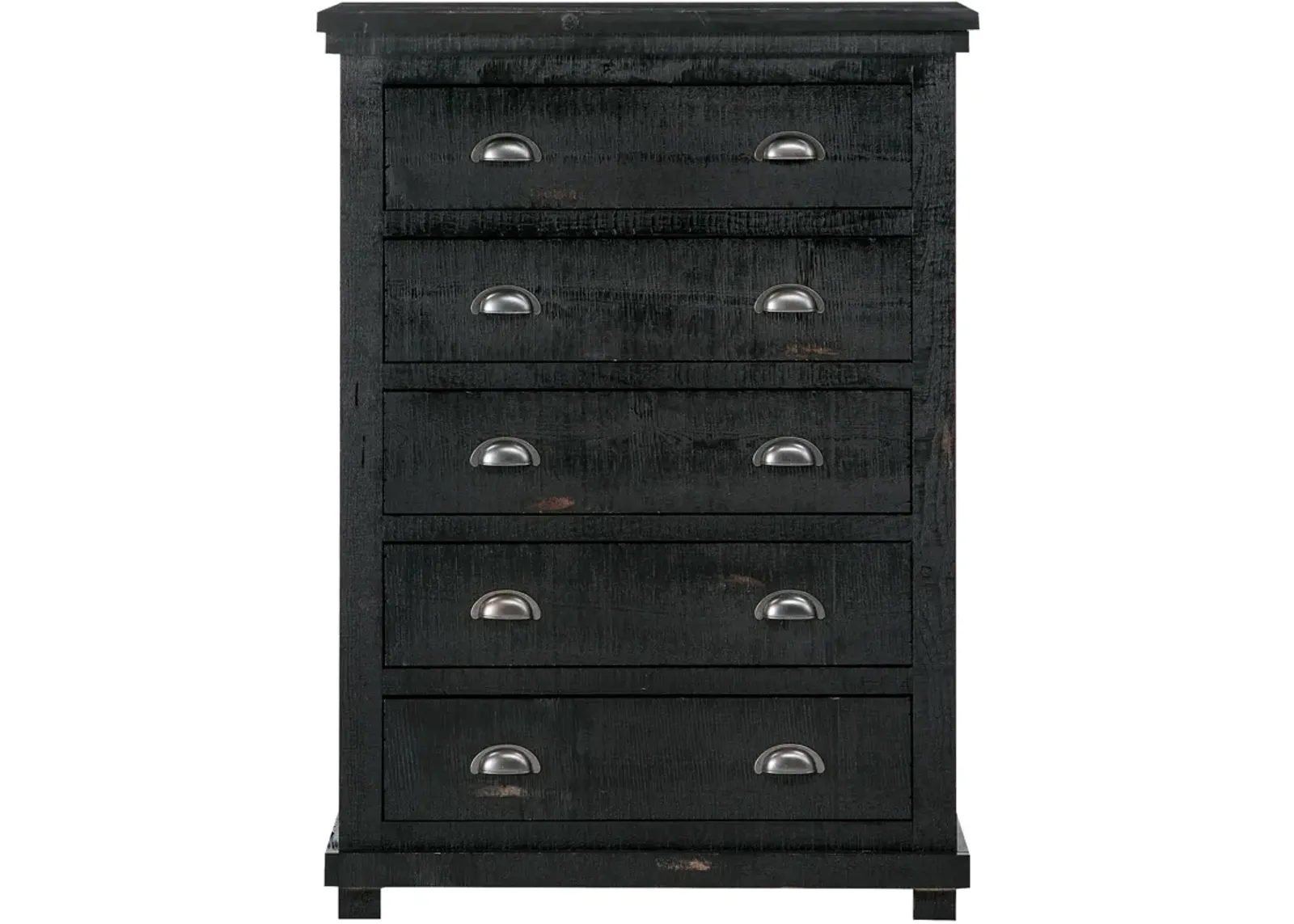 | Willow Chest | Distressed Black