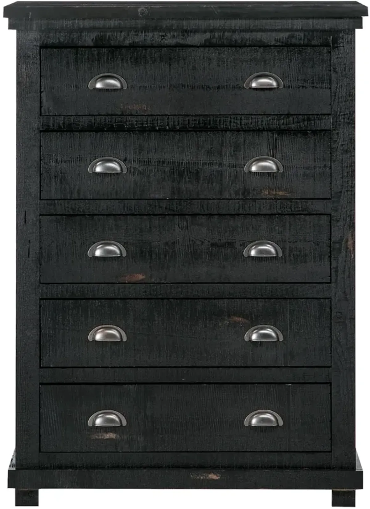 | Willow Chest | Distressed Black