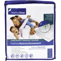 Healthy Sleep Rest And Protect Twin 5-Sided Mattress Encasement 