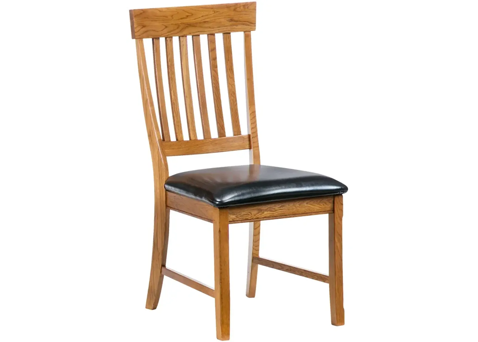 | Jefferson Slat Back Side Chair | Chestnut