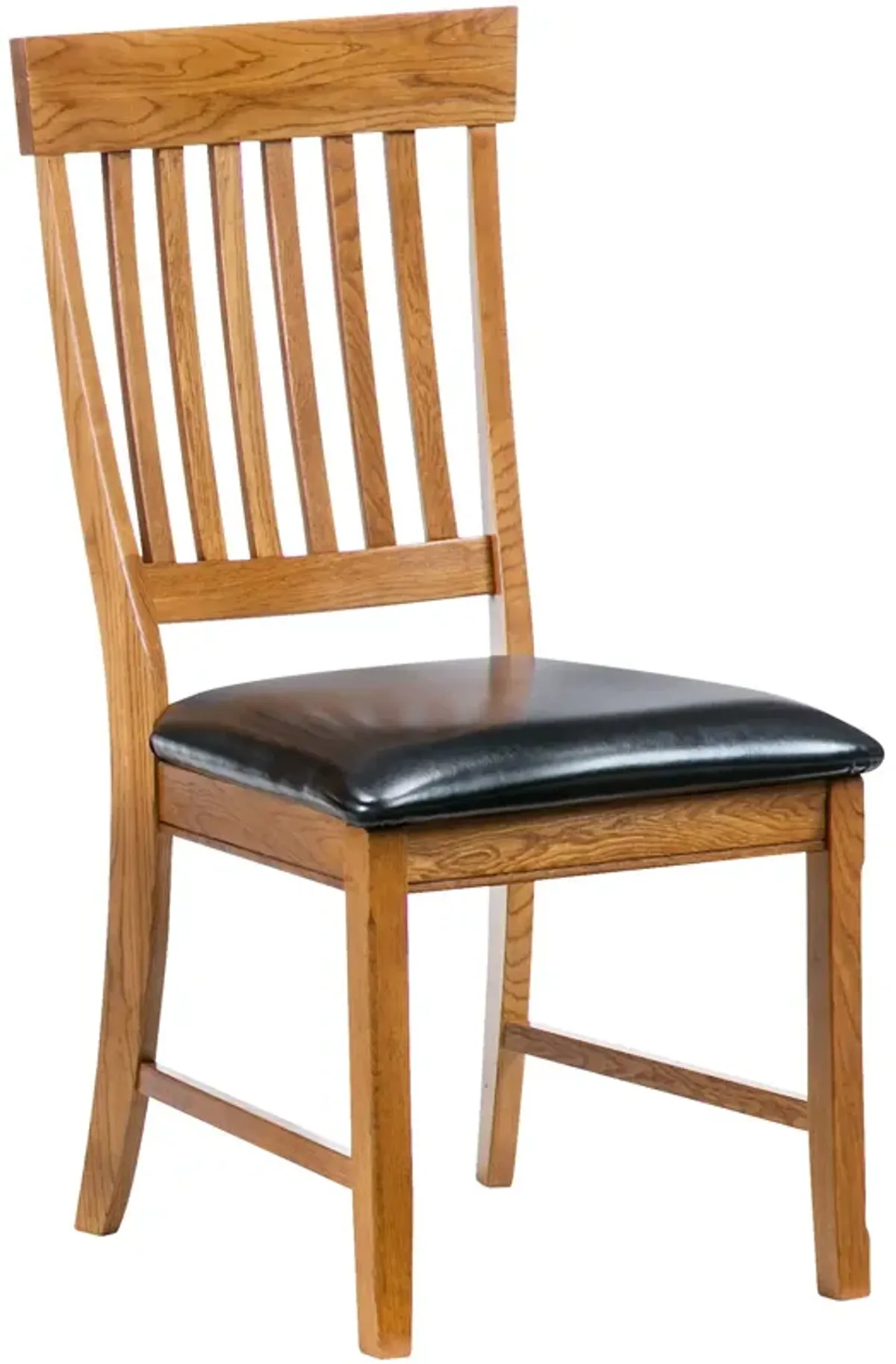 | Jefferson Slat Back Side Chair | Chestnut