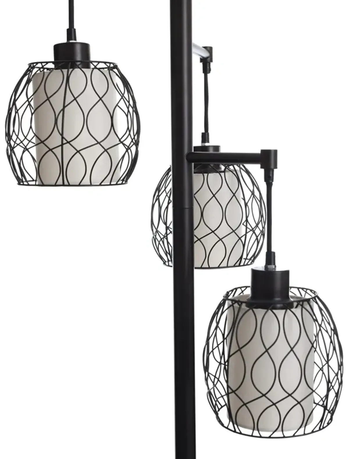StyleCraft Home Collection Orson Three Head Floor Lamp