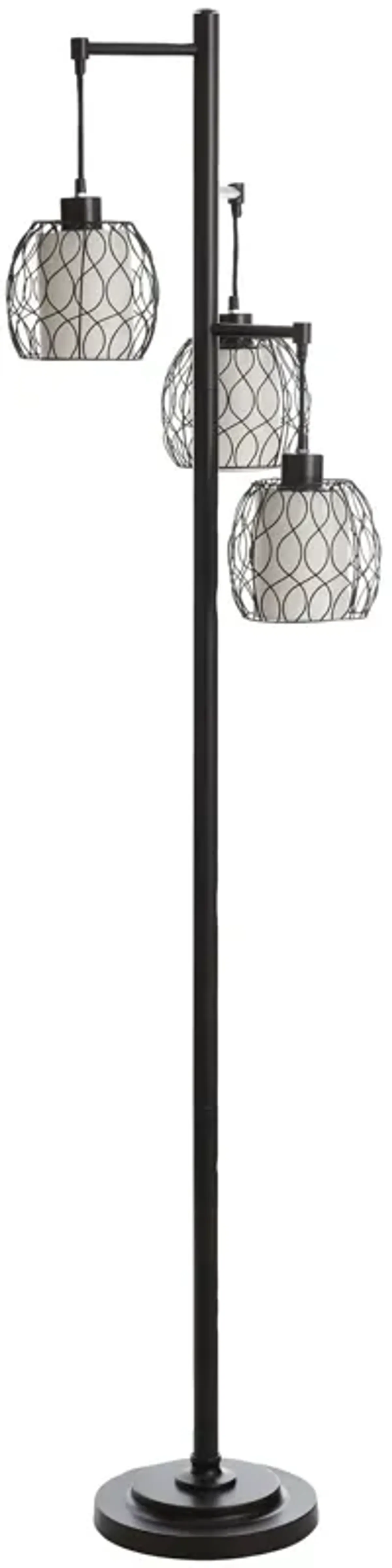 StyleCraft Home Collection Orson Three Head Floor Lamp