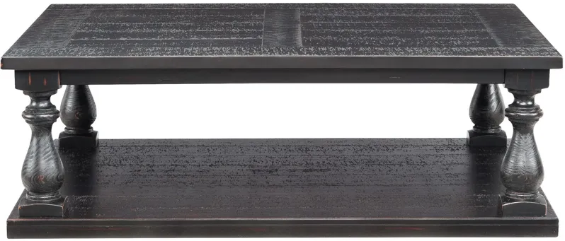 Ashley Furniture | Mallacar Plank Coffee Table | Black