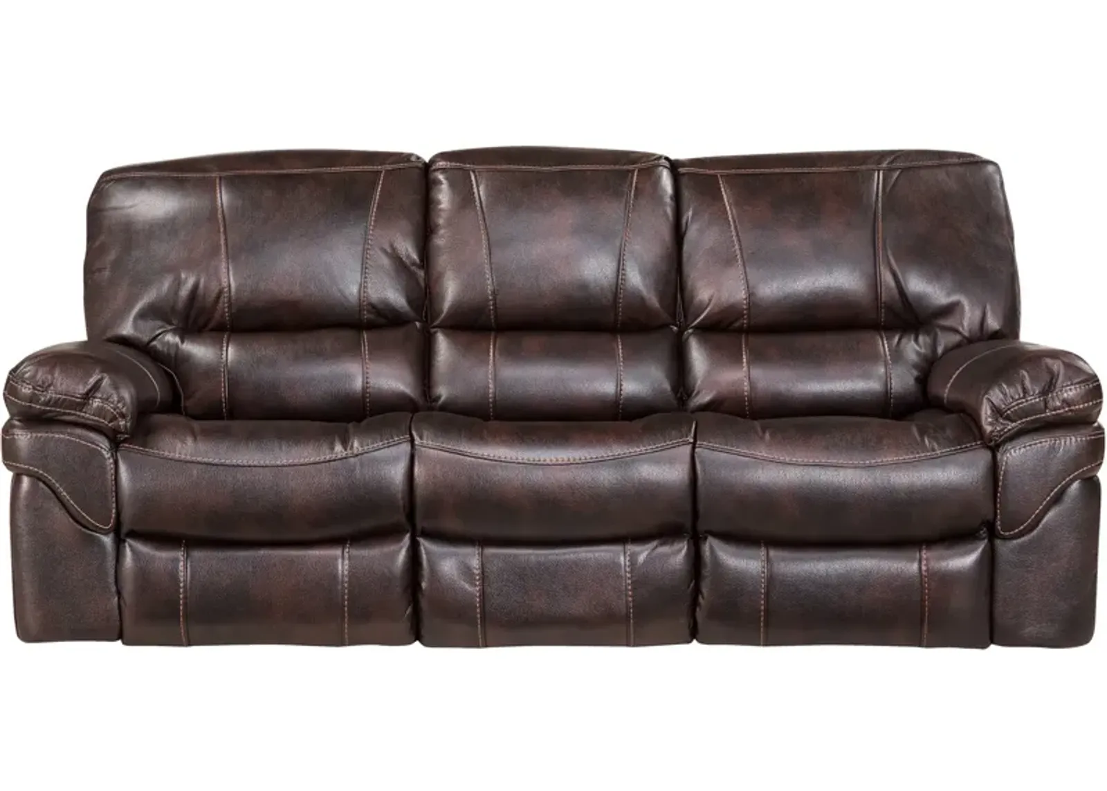 Valdez Power Plus Headrest Reclining Sofa | Brown