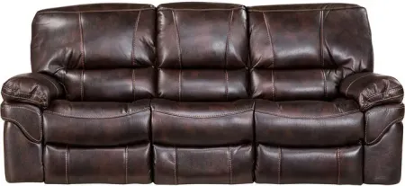 Valdez Brown Reclining Sofa
