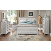Willowton Whitewash Queen 4 Piece Room Package