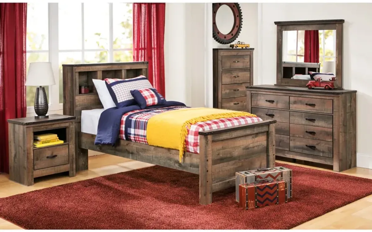 Trinell Bookcase Bed