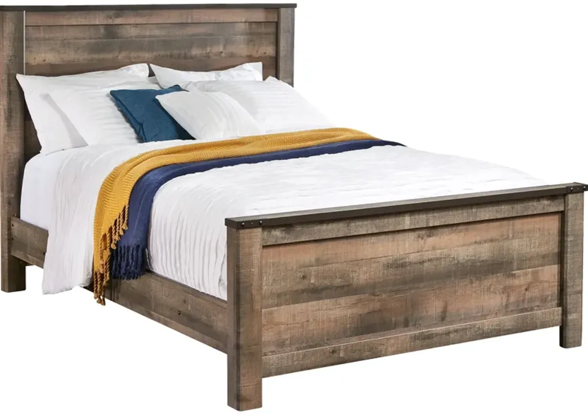 Trinell Panel Bed