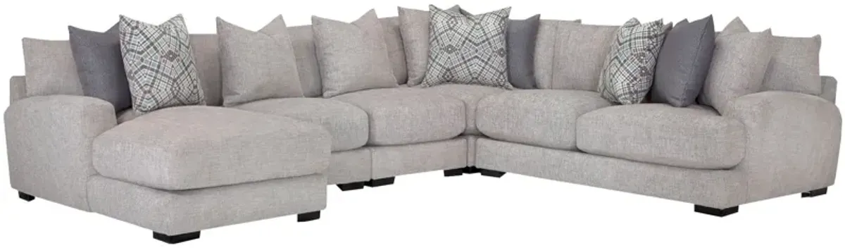 Wake 5 Piece Left Chaise Sectional