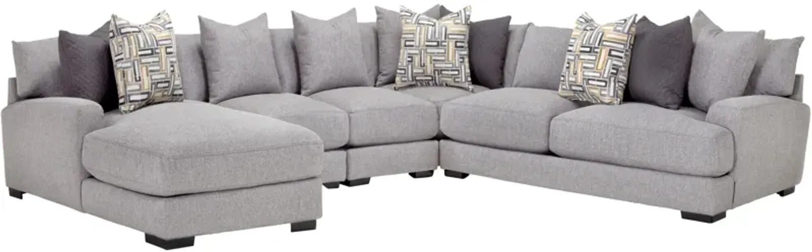 Wake 5 Piece Left Chaise Sectional