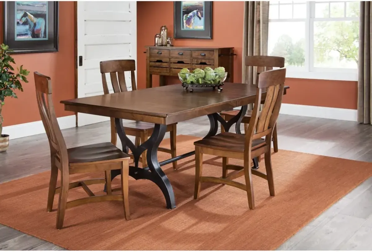 | District 5 Piece Dining Set | Copper