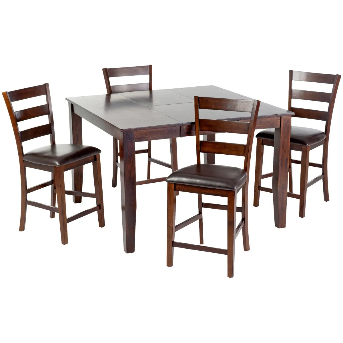 Kona 5 Piece Ladder Back Counter Dining Set