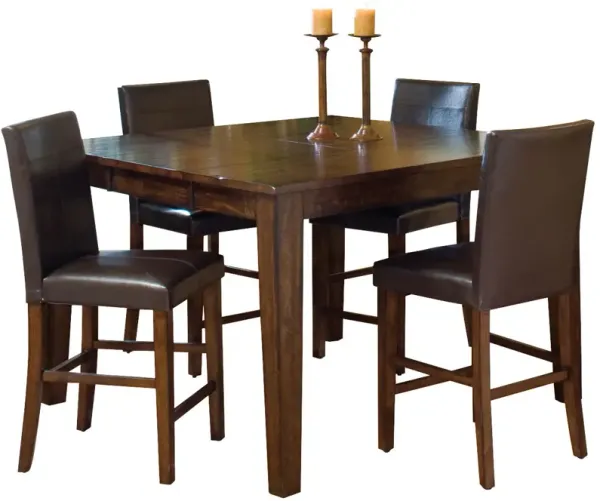 Intercon Kona Parsons 5 Piece Counter Dining Set