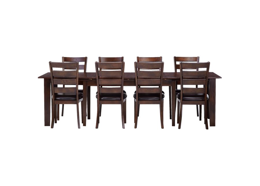 Intercon | Kona 9 Piece Ladder Back Dining Set | Raisin