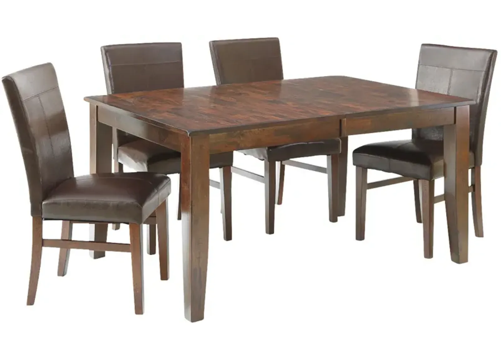 | Kona 5 Piece Parsons Dining Set | Raisin