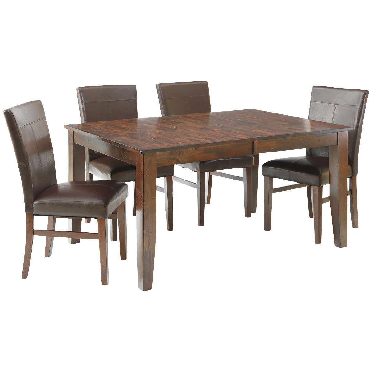 Intercon | Kona 5 Piece Parsons Dining Set | Raisin