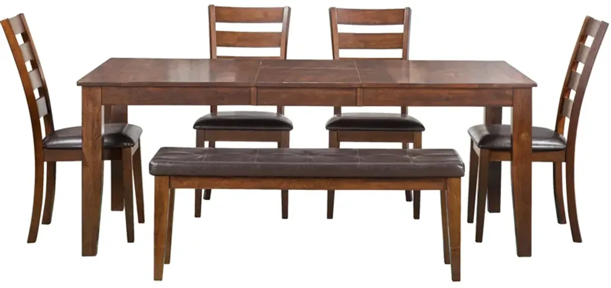 Kona 5 Piece Ladder Back Dining Set