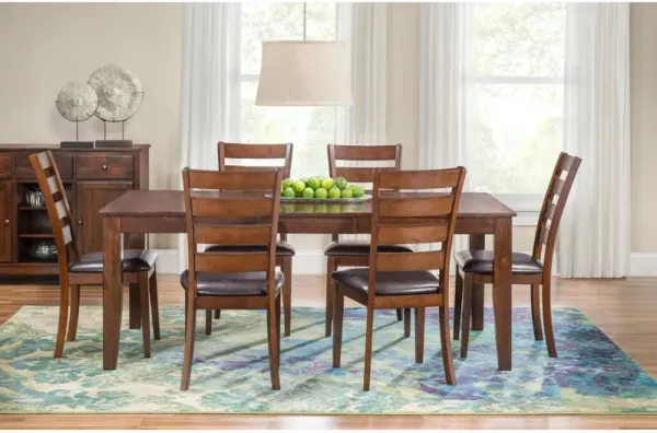 Intercon Kona 5 Piece Ladder Back Dining Set