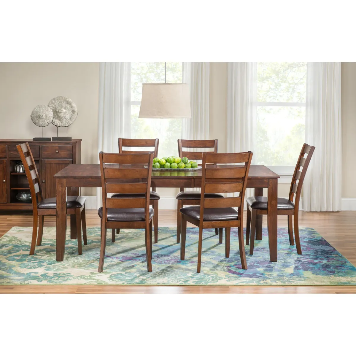 Kona 5 Piece Ladder Back Dining Set