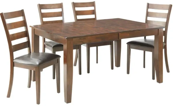 Intercon Kona 5 Piece Ladder Back Dining Set
