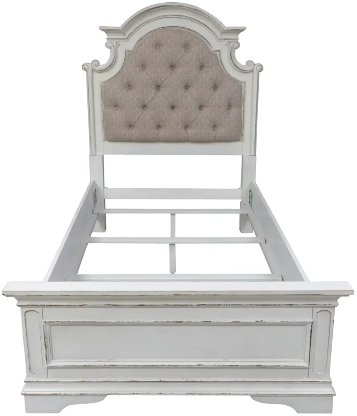 | Full Magnolia Manor Upholstered Bed | Antique White