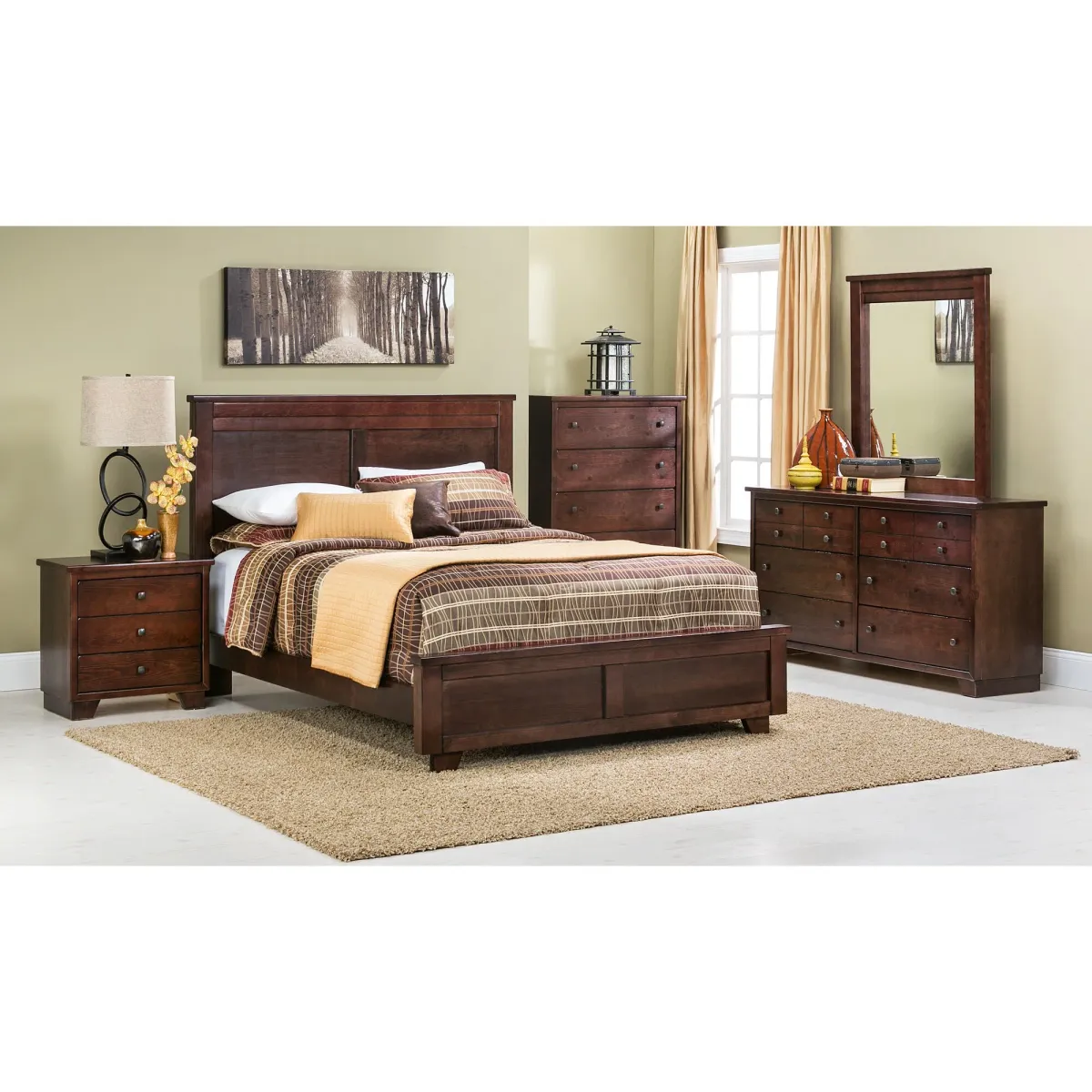 Diego 4 Piece Room Group