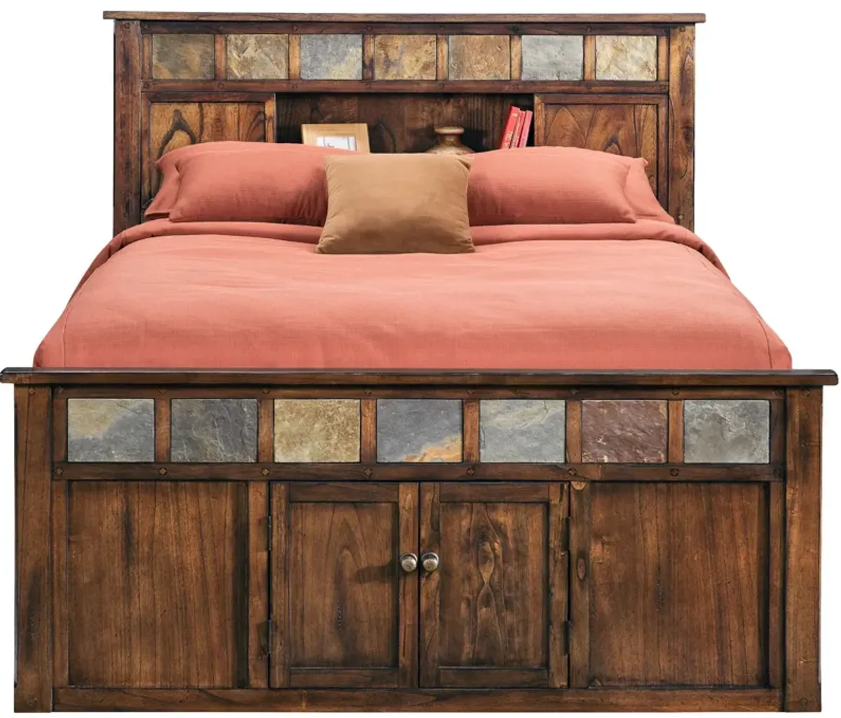 Sante Fe Bookcase Captains Bed