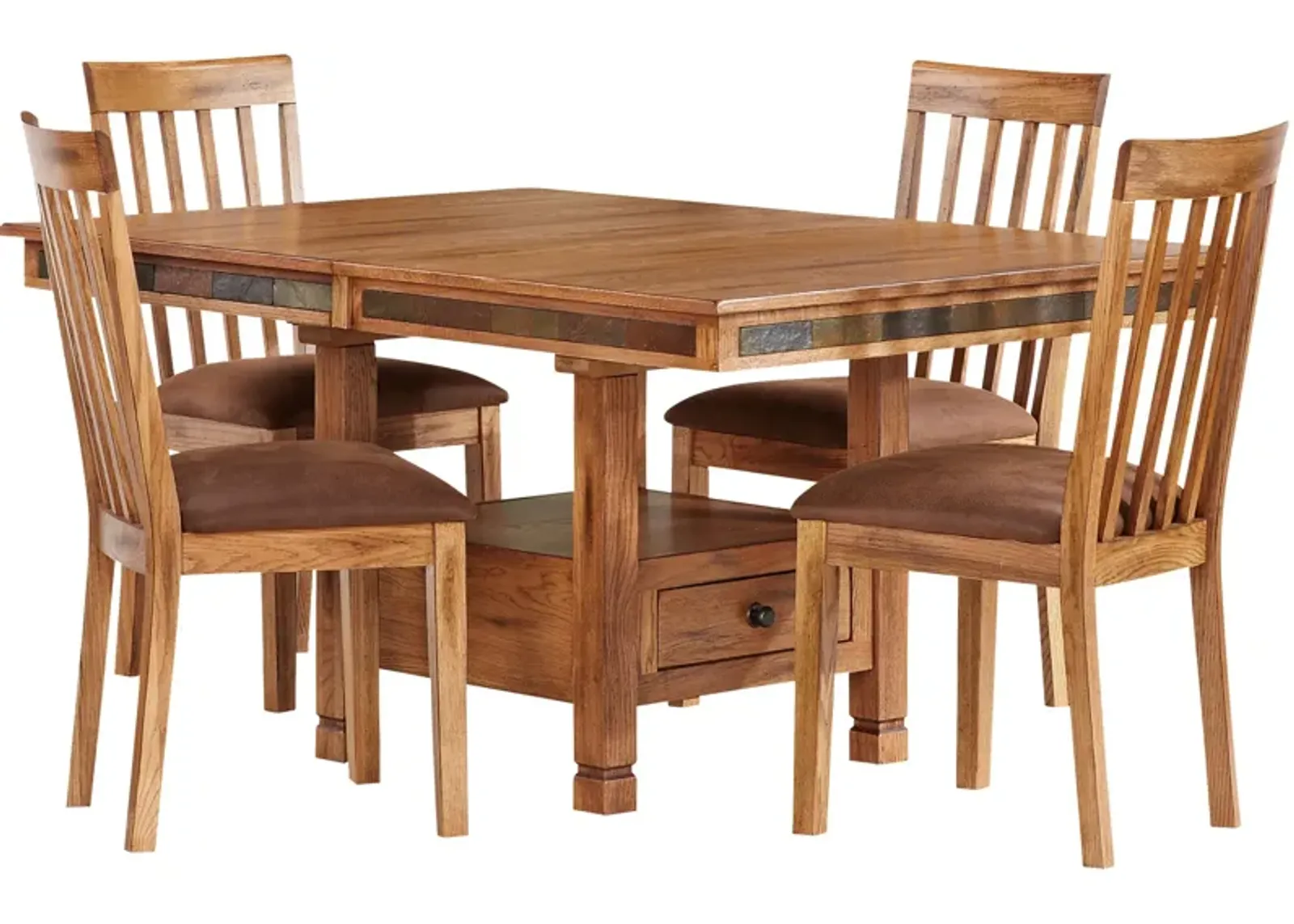 | Sedona 5 Piece Dining Set | Rustic Oak