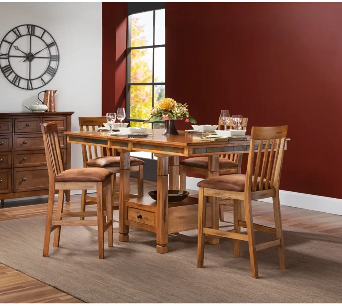 Sedona 5 Piece Counter Dining Set