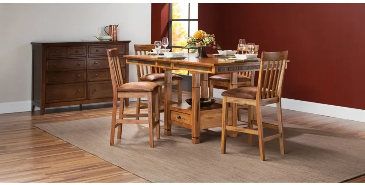 Sunny Designs Sedona 5 Piece Counter Dining Set