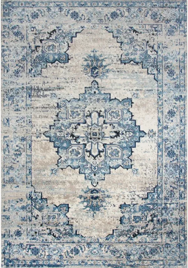 Encore Blue Area Rug