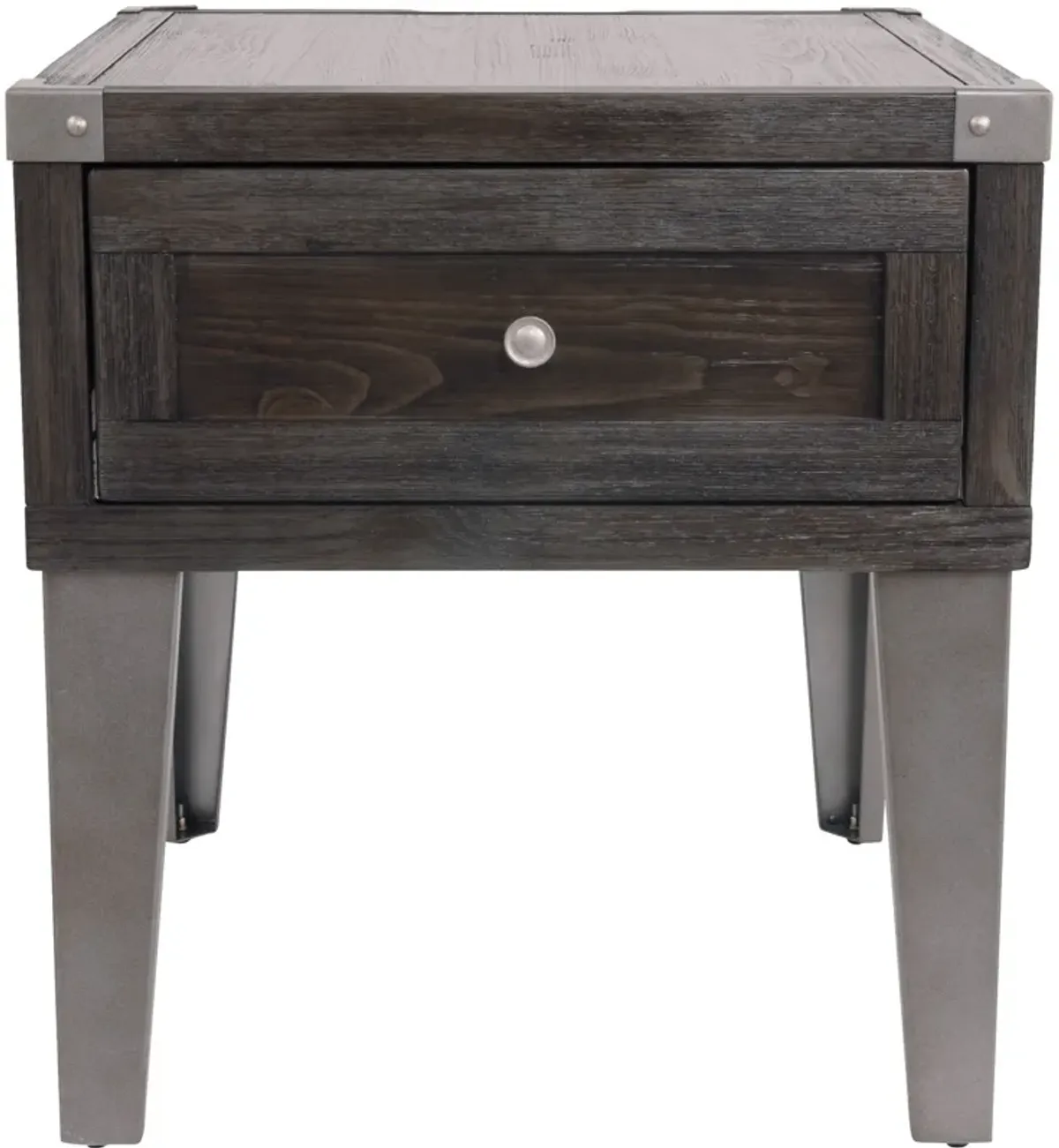 Ashley Furniture | Todoe End Table | Dark Gray