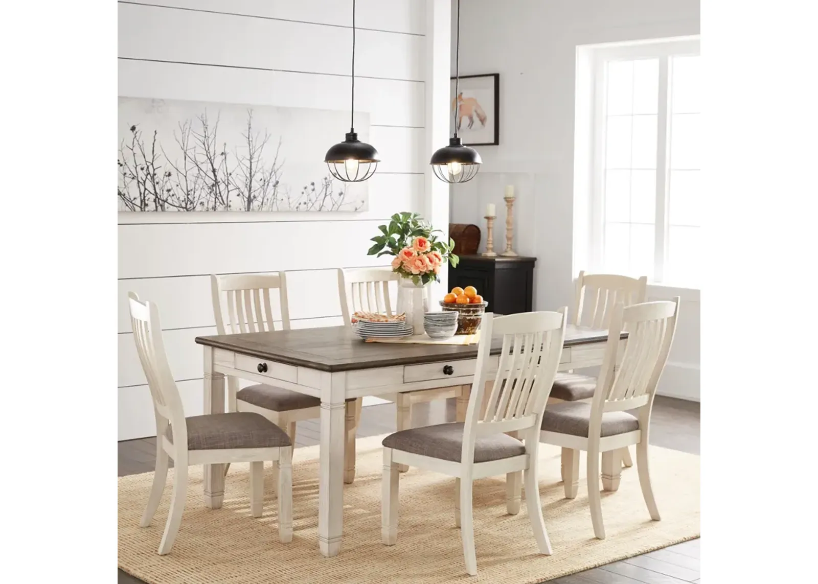 | Northway 5 Piece Dining Set | Rosy Brown