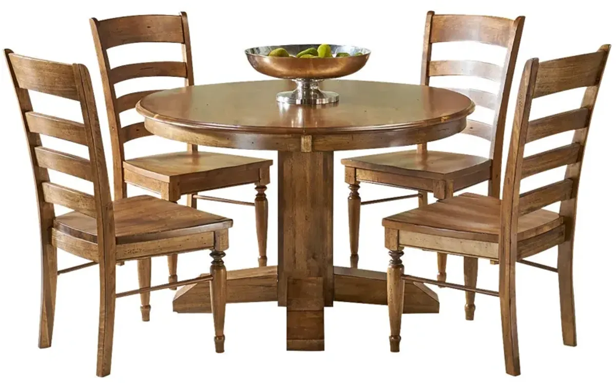 | Bennett 5 Piece Dining Set | Smokey Quartz