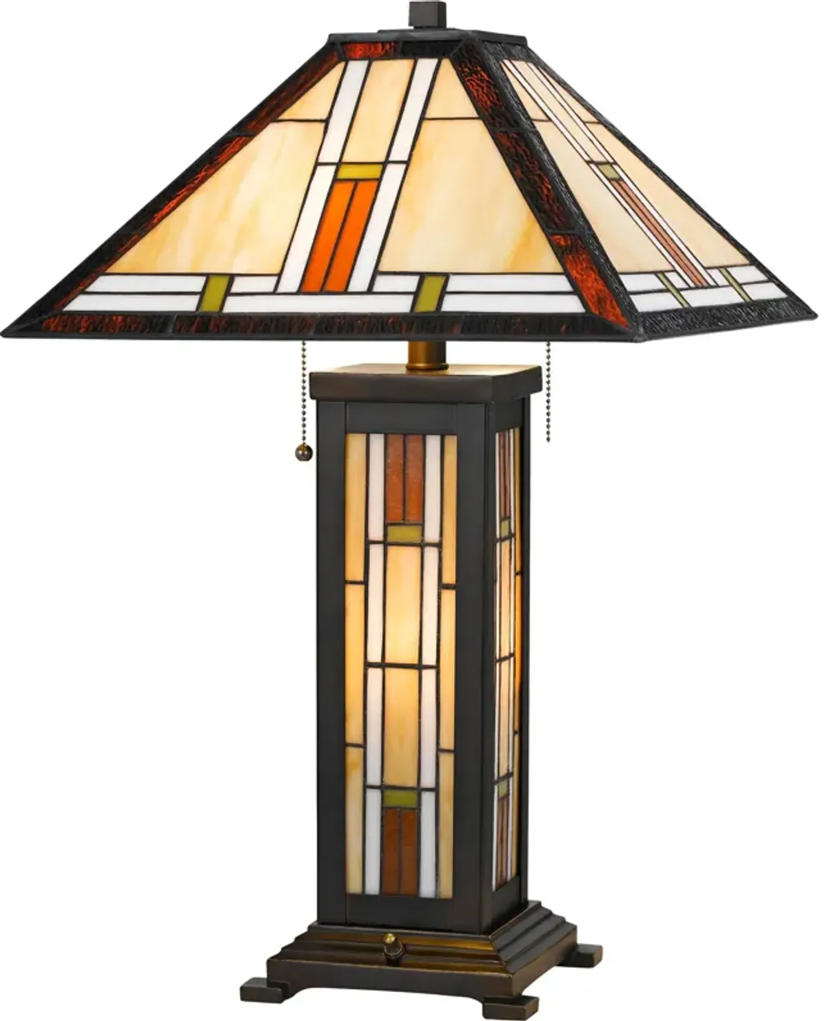 Tiffany Brown Table Lamp