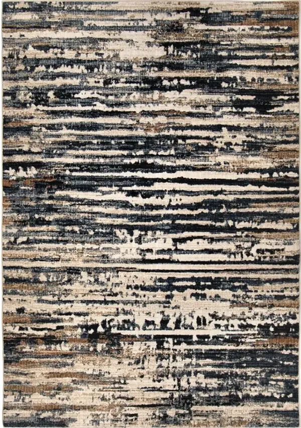 Adagio Tree Tracks Indigo Rug